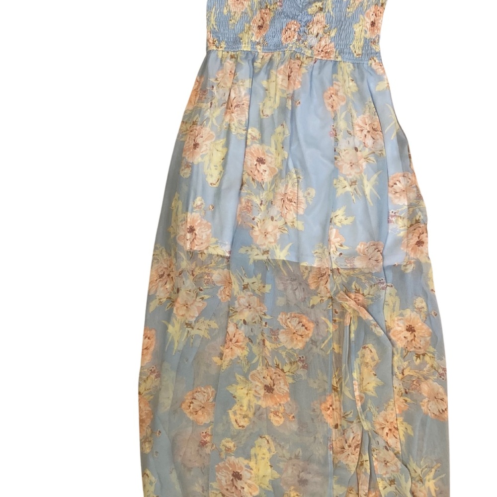 Floral Blue Dress